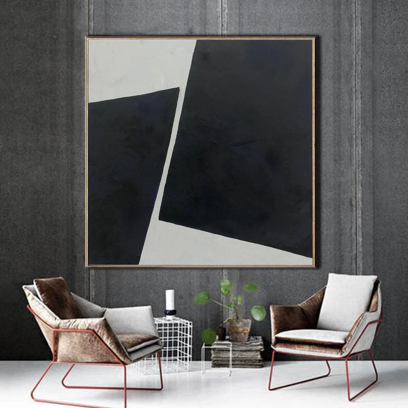 Obra de arte abstracto Black Diamond óleo sobre lienzo Marte Gallery Llanogrande