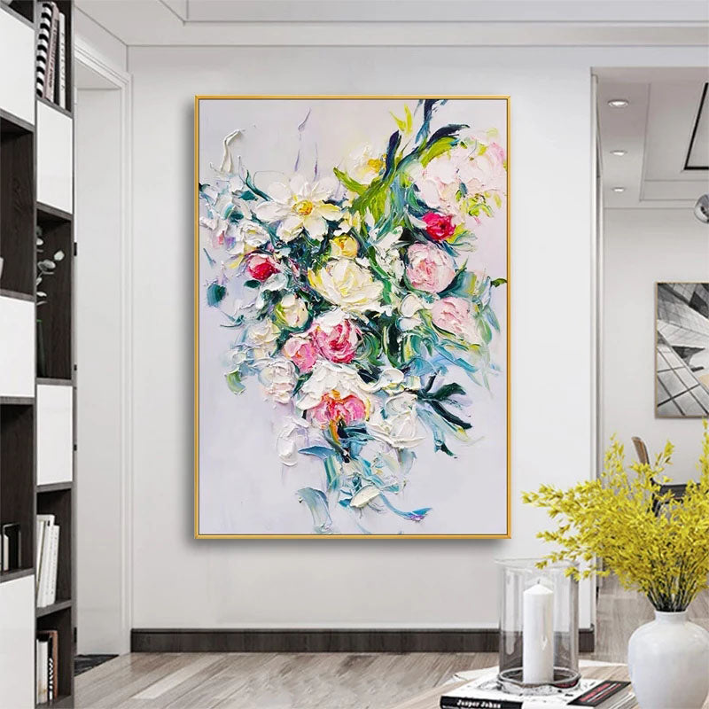 Obra de arte figurativo Vintage Roses óleo sobre lienzo Marte Gallery Llanogrande