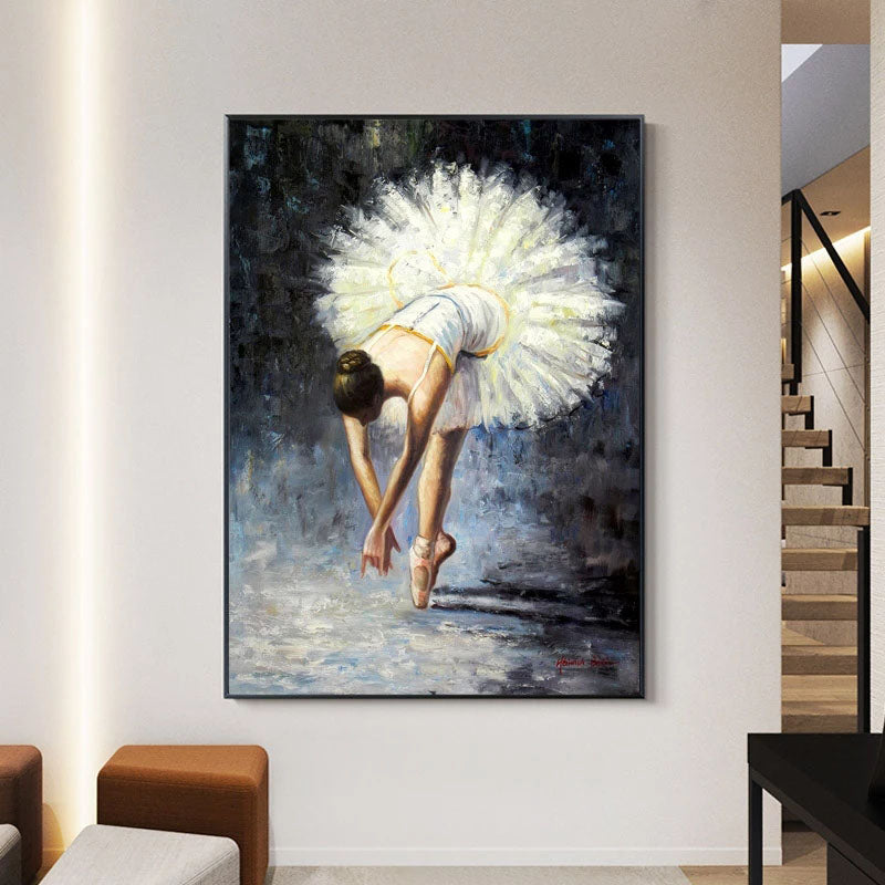 Obra de arte figurativo Dance óleo sobre lienzo Marte Gallery Llanogrande