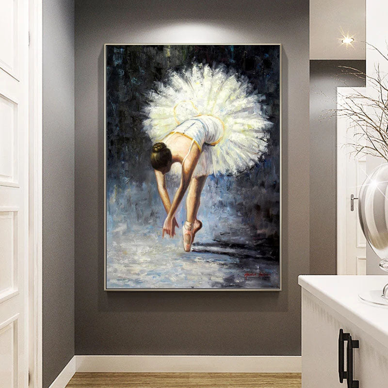 Obra de arte figurativo Dance óleo sobre lienzo Marte Gallery Llanogrande