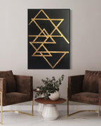Obra de arte abstracto Egypt óleo sobre lienzo Marte Gallery Llanogrande