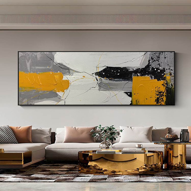 Obra de arte abstracto Arrive óleo sobre lienzo Marte Gallery Llanogrande