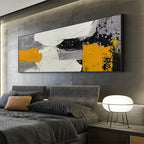 Obra de arte abstracto Arrive óleo sobre lienzo Marte Gallery Llanogrande