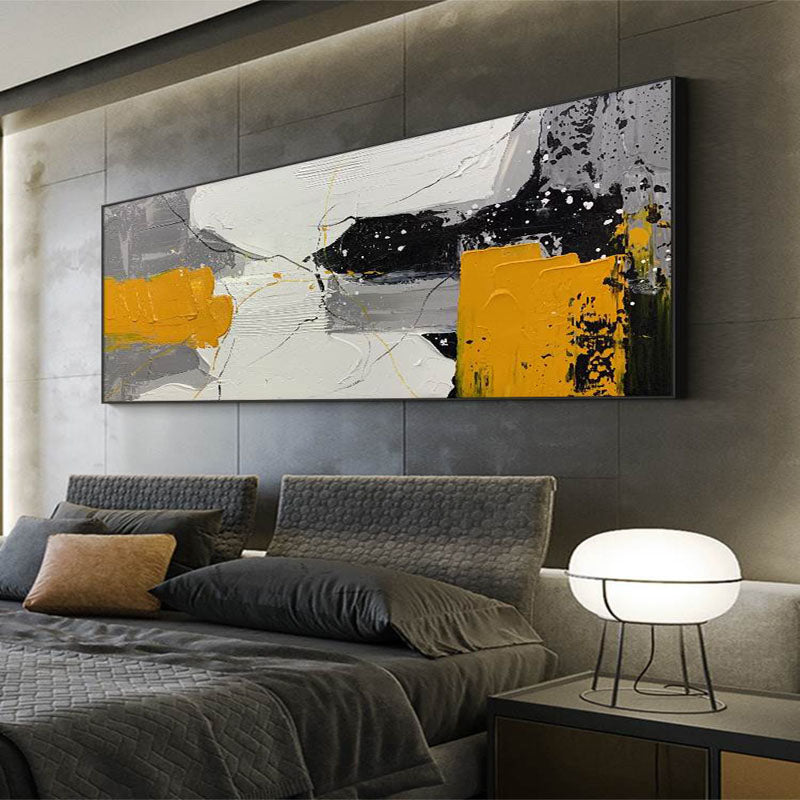 Obra de arte abstracto Arrive óleo sobre lienzo Marte Gallery Llanogrande
