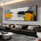 Obra de arte abstracto Arrive óleo sobre lienzo Marte Gallery Llanogrande