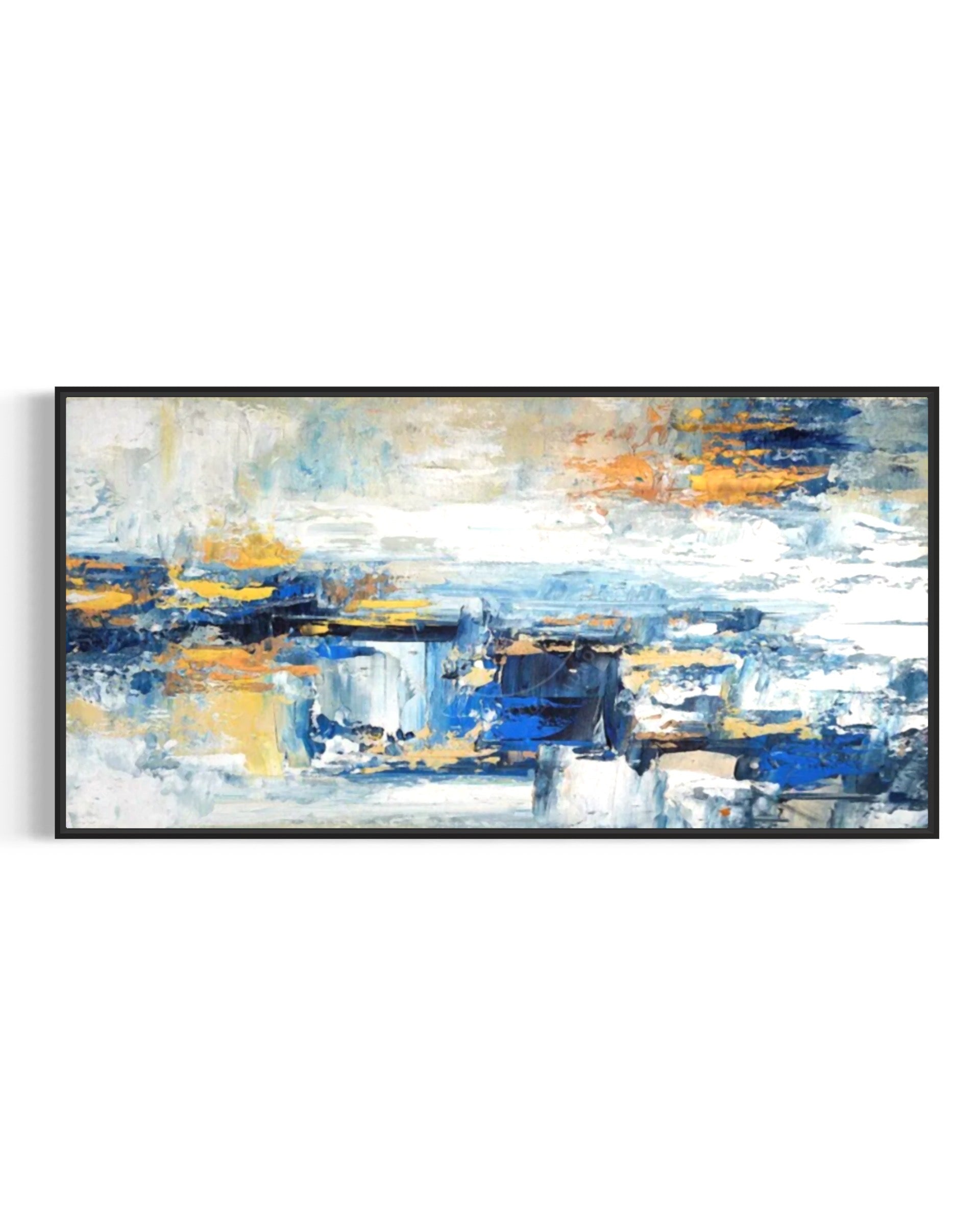Obra de arte abstracto Harmony óleo sobre lienzo Marte Gallery Llanogrande