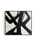 Obra de arte abstracto Anger óleo sobre lienzo Marte Gallery Llanogrande