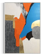 Obra de arte abstracto Aurora Mosaic óleo sobre lienzo Marte Gallery Llanogrande