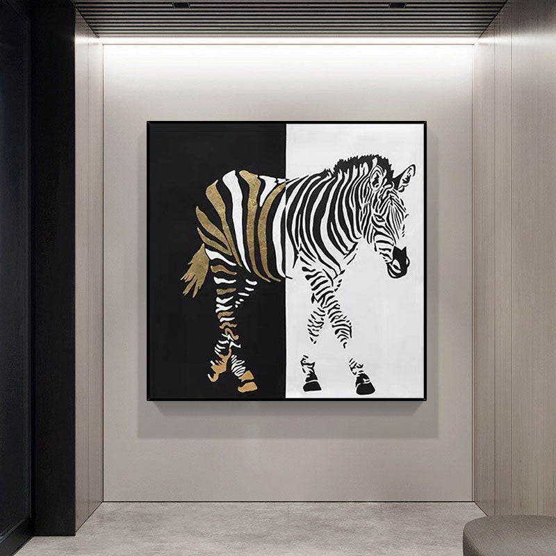 Obra de arte figurativo White And Gold óleo sobre lienzo Marte Gallery Llanogrande