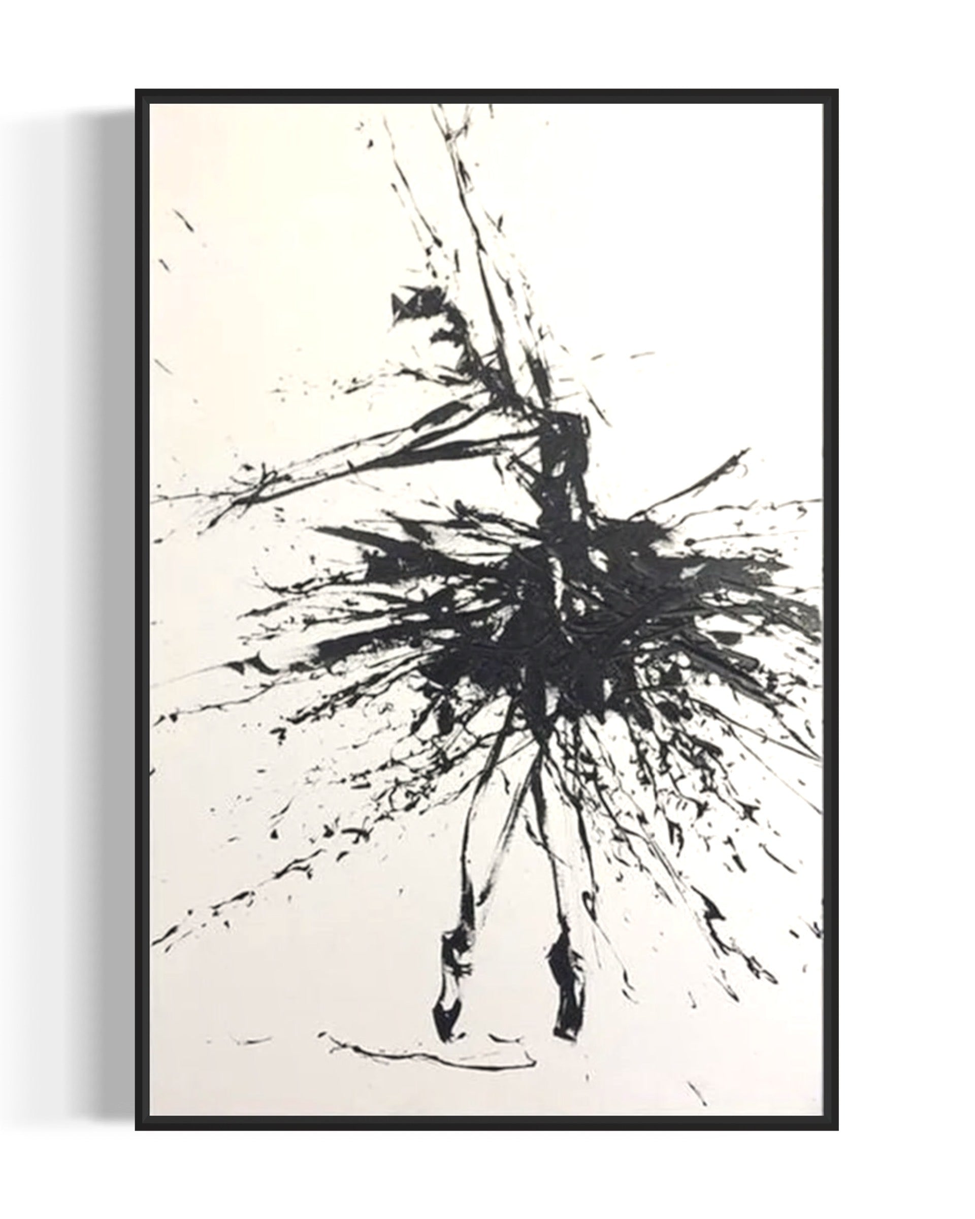 Obra de arte abstracto Ballet óleo sobre lienzo Marte Gallery Llanogrande