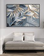 Obra de arte figurativo Blue Nature 5 óleo sobre lienzo Marte Gallery Llanogrande