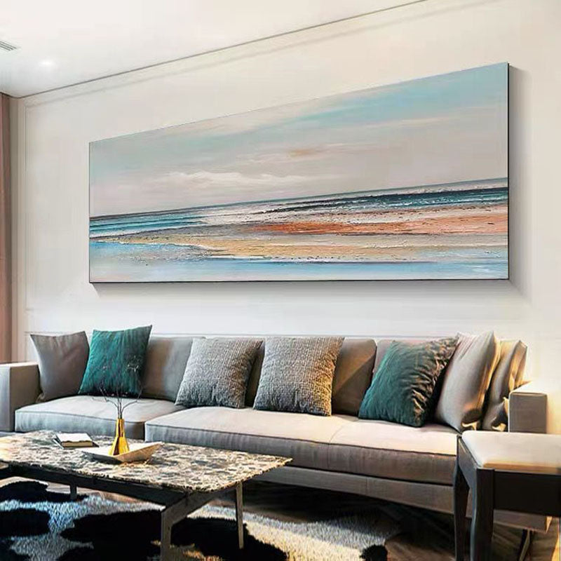 Obra de arte figurativo Coast óleo sobre lienzo Marte Gallery Llanogrande