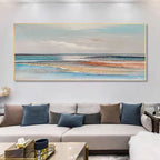 Obra de arte figurativo Coast óleo sobre lienzo Marte Gallery Llanogrande