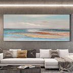 Obra de arte figurativo Coast óleo sobre lienzo Marte Gallery Llanogrande