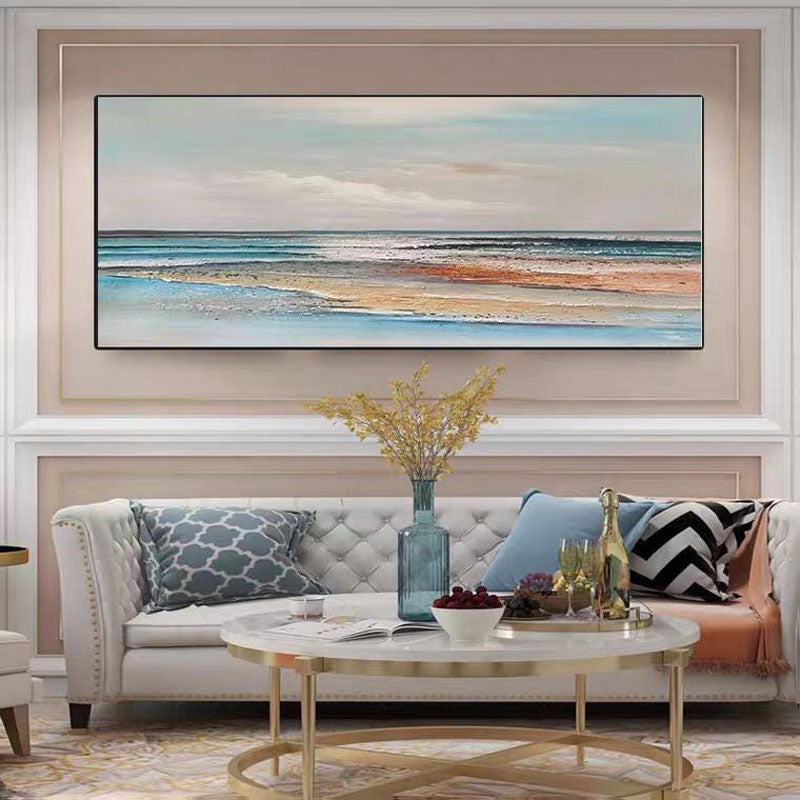 Obra de arte figurativo Coast óleo sobre lienzo Marte Gallery Llanogrande