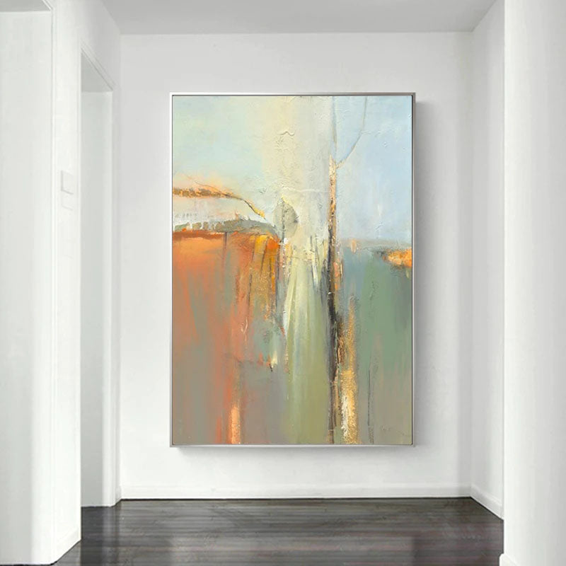 Obra de arte abstracto Desert óleo sobre lienzo Marte Gallery Llanogrande