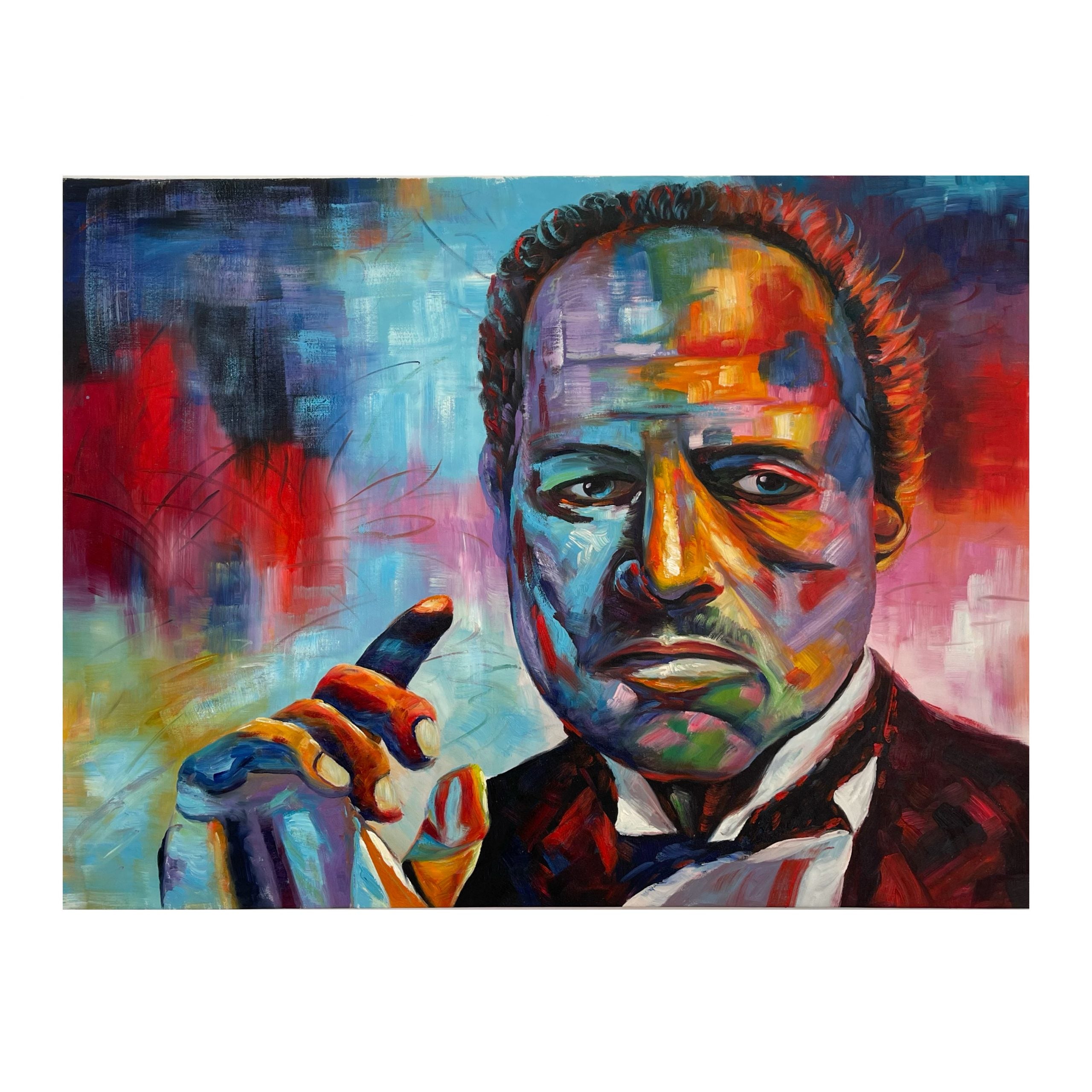 Obra de arte figurativo Dialogo óleo sobre lienzo Marte Gallery Llanogrande