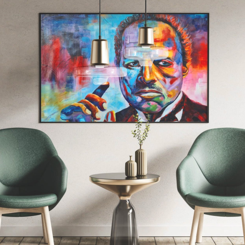 Obra de arte figurativo Dialogo óleo sobre lienzo Marte Gallery Llanogrande