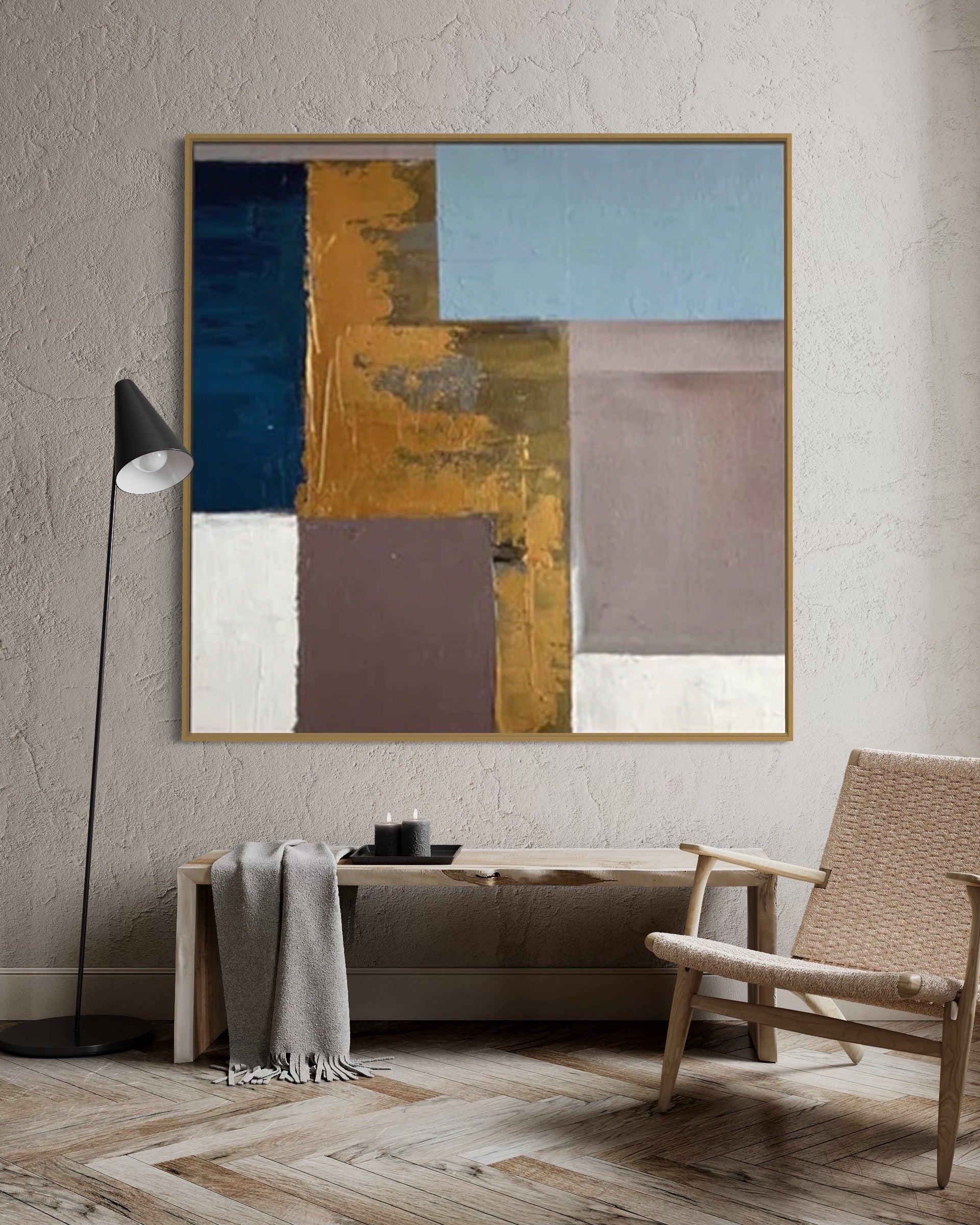 Obra de arte abstracto Elegance óleo sobre lienzo Marte Gallery Llanogrande