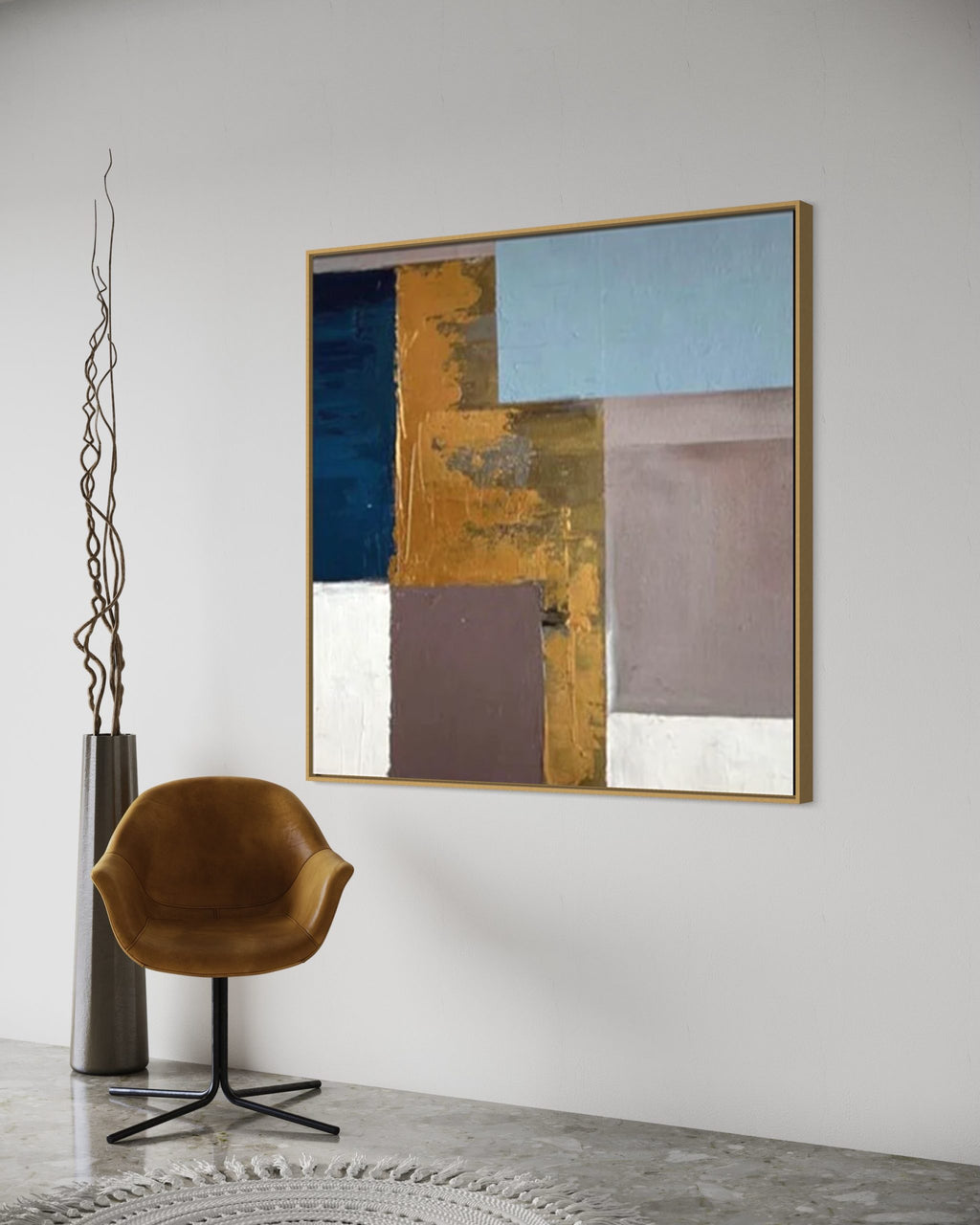 Obra de arte abstracto Elegance óleo sobre lienzo Marte Gallery Llanogrande