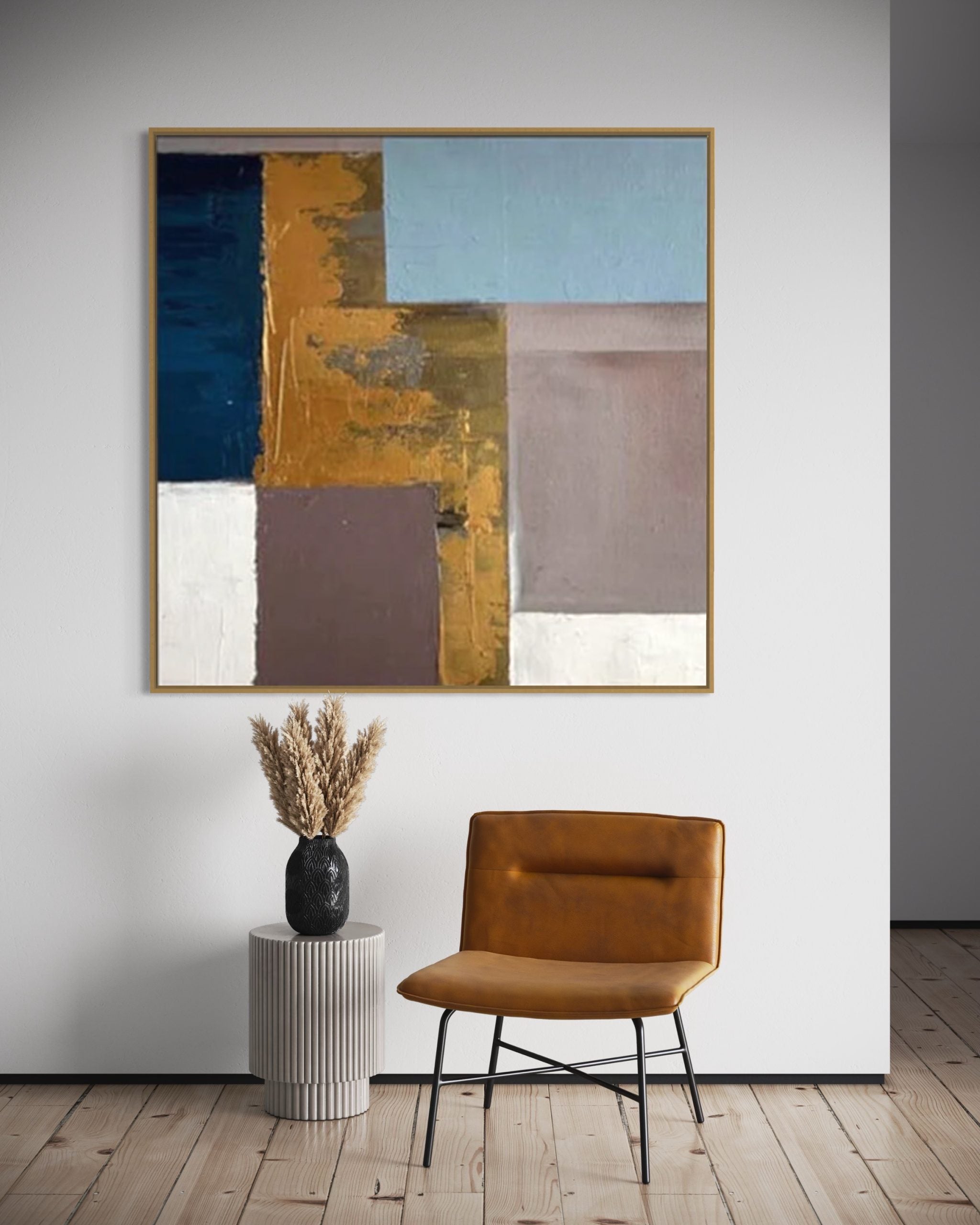 Obra de arte abstracto Elegance óleo sobre lienzo Marte Gallery Llanogrande