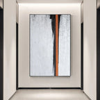 Obra de arte abstracto Fissure óleo sobre lienzo Marte Gallery Llanogrande
