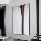 Obra de arte abstracto Fissure óleo sobre lienzo Marte Gallery Llanogrande