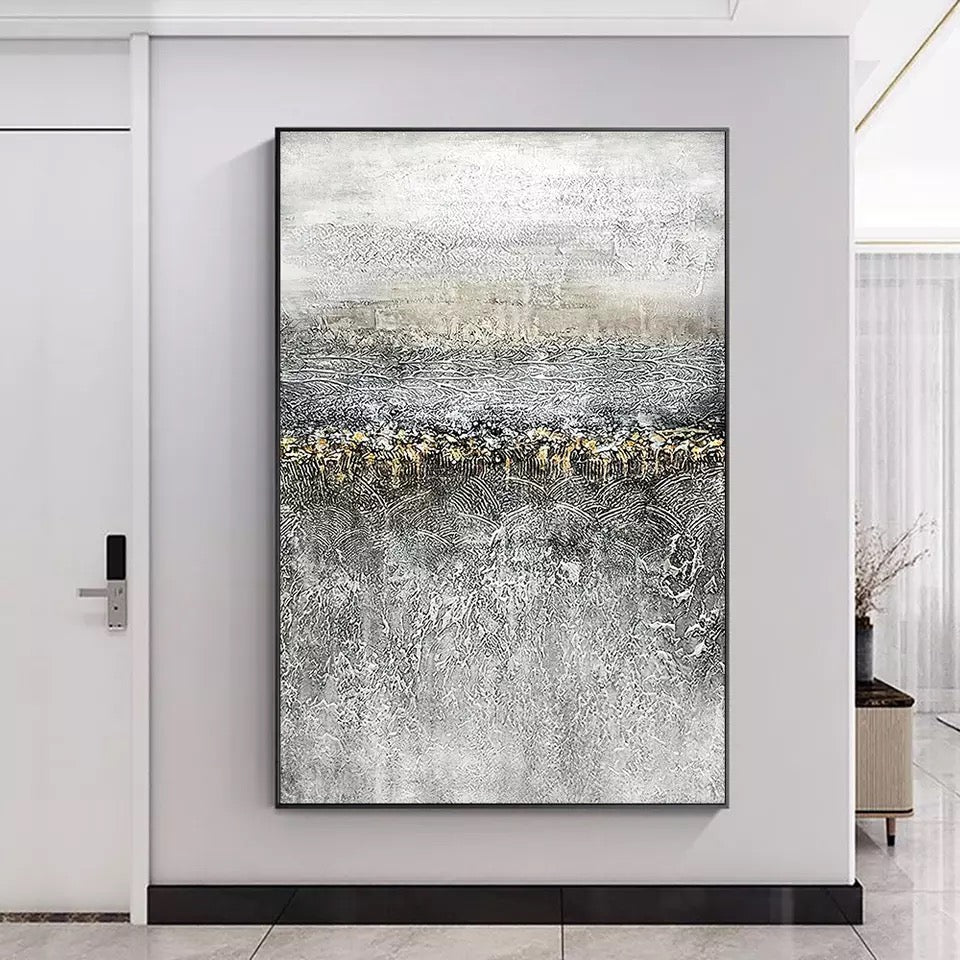 Obra de arte abstracto Forest óleo sobre lienzo Marte Gallery Llanogrande