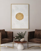 Obra de arte figurativo Golden Flower óleo sobre lienzo Marte Gallery Llanogrande