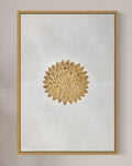 Obra de arte figurativo Golden Flower óleo sobre lienzo Marte Gallery Llanogrande