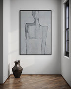 Obra de arte abstracto Human óleo sobre lienzo Marte Gallery Llanogrande