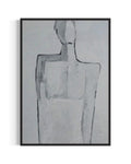 Obra de arte abstracto Human óleo sobre lienzo Marte Gallery Llanogrande