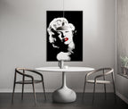 Obra de arte figurativo Marilyn Monroe óleo sobre lienzo Marte Gallery Llanogrande