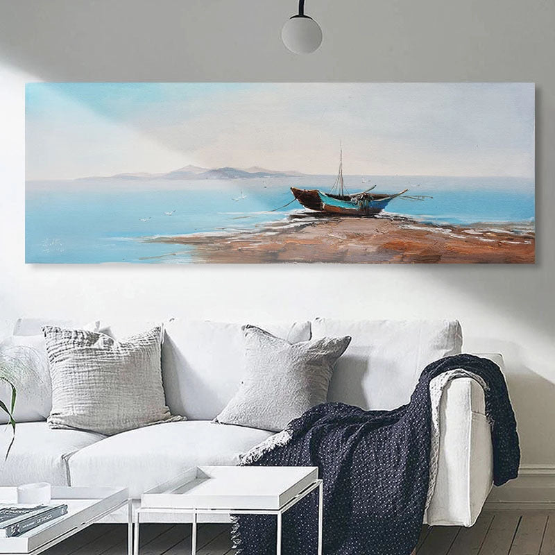 Obra de arte figurativo Island óleo sobre lienzo Marte Gallery Llanogrande