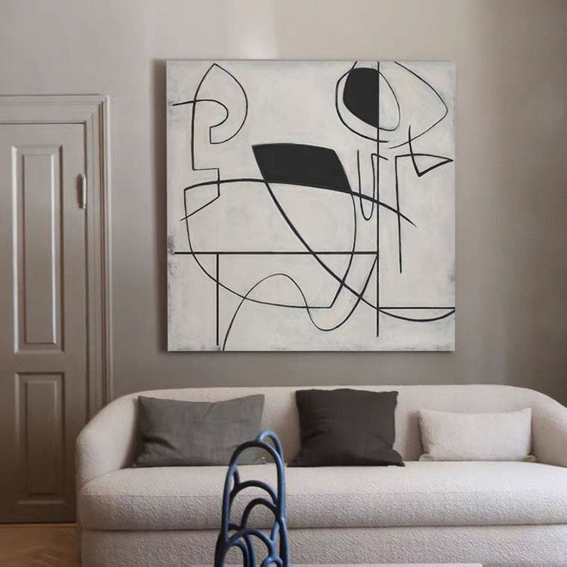 Obra de arte abstracto Vitroli óleo sobre lienzo Marte Gallery Llanogrande