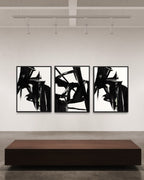 Obra de arte abstracto Caos óleo sobre lienzo Marte Gallery Llanogrande