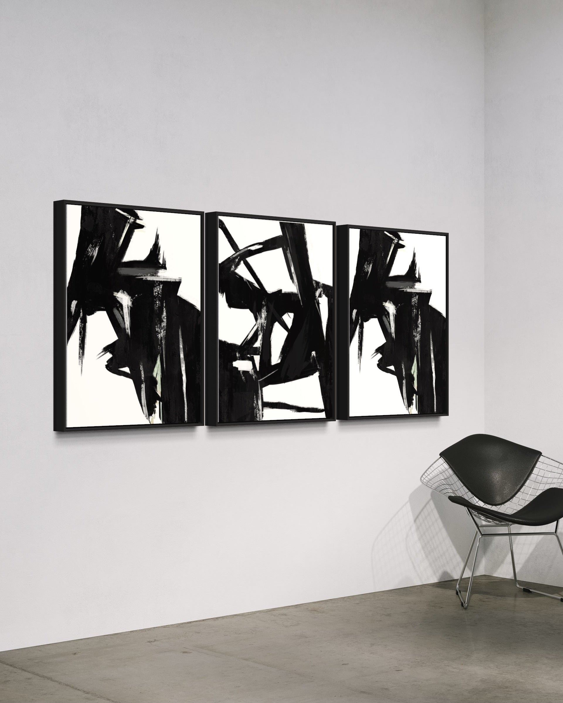 Obra de arte abstracto Caos óleo sobre lienzo Marte Gallery Llanogrande