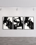 Obra de arte abstracto Caos óleo sobre lienzo Marte Gallery Llanogrande
