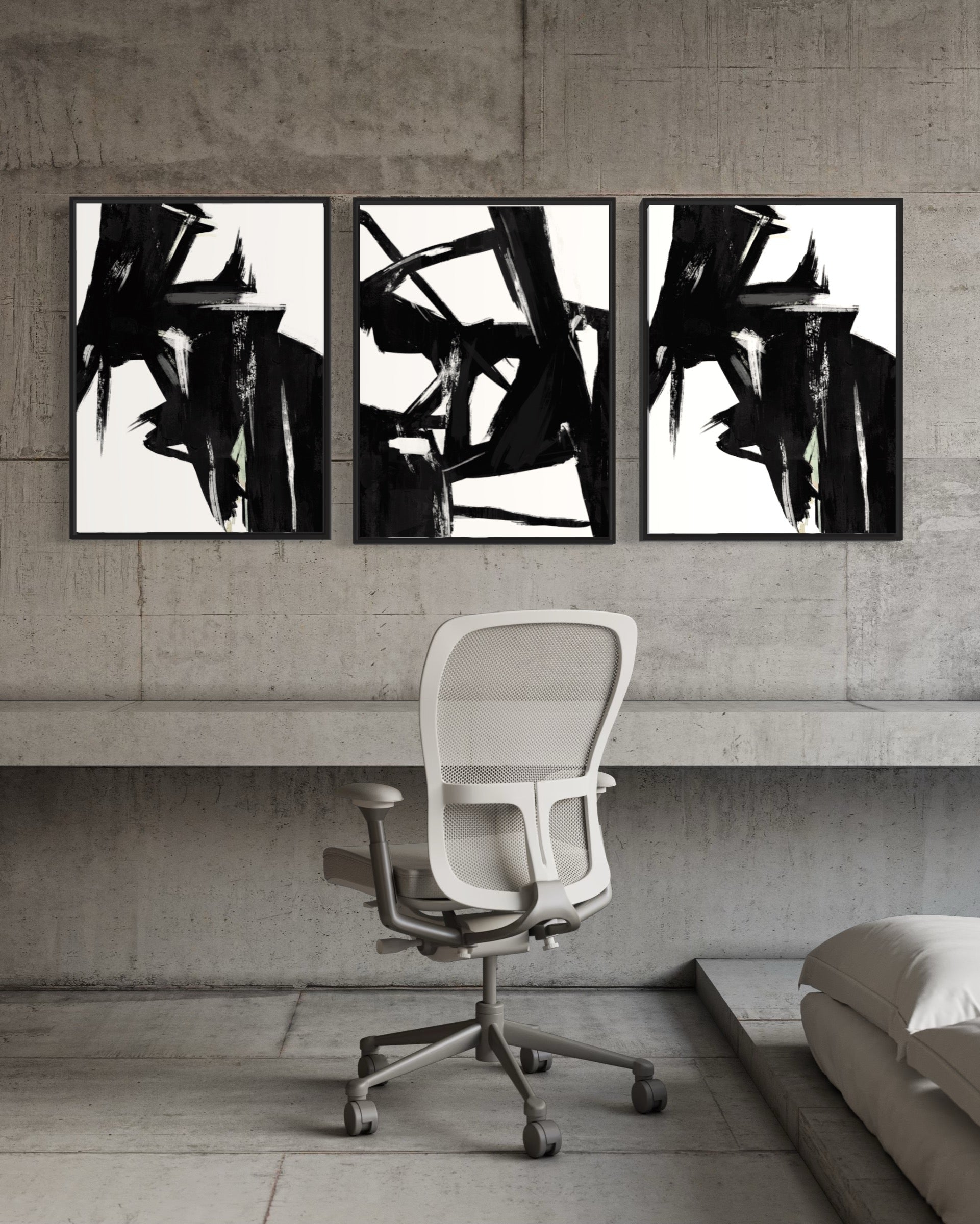 Obra de arte abstracto Caos óleo sobre lienzo Marte Gallery Llanogrande