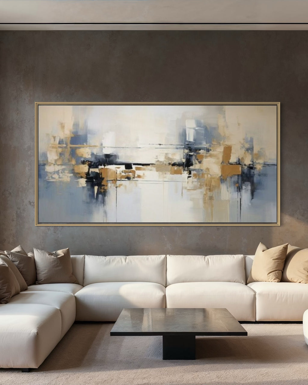 Cuadro abstracto 'Tidal' – Óleo sobre lienzo