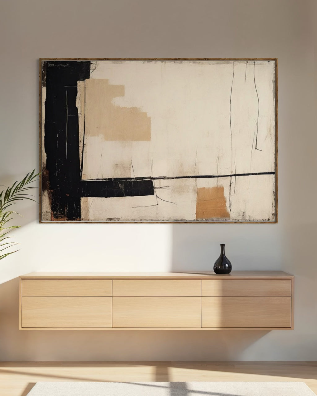 Cuadro abstracto 'Reverie' – Óleo sobre lienzo