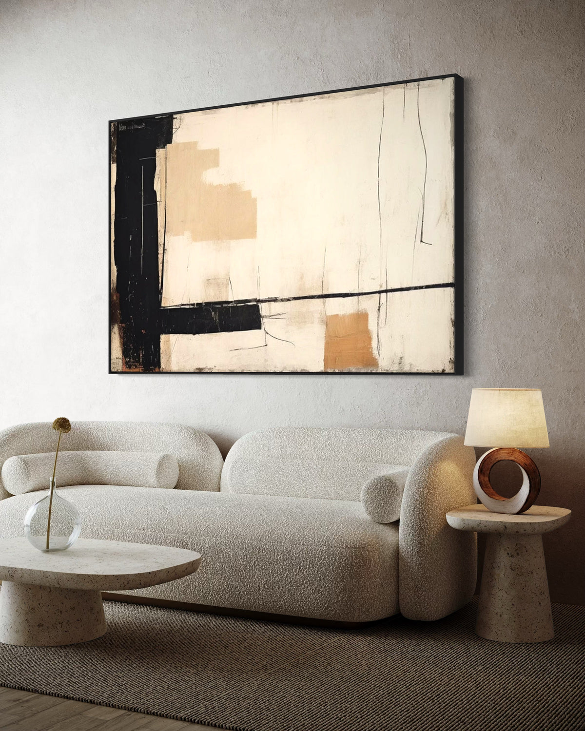 Cuadro abstracto 'Reverie' – Óleo sobre lienzo