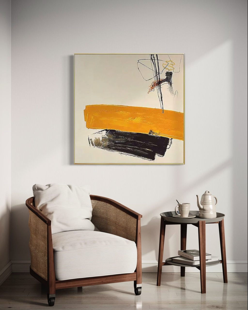 Obra de arte abstracto Concept óleo sobre lienzo Marte Gallery Llanogrande