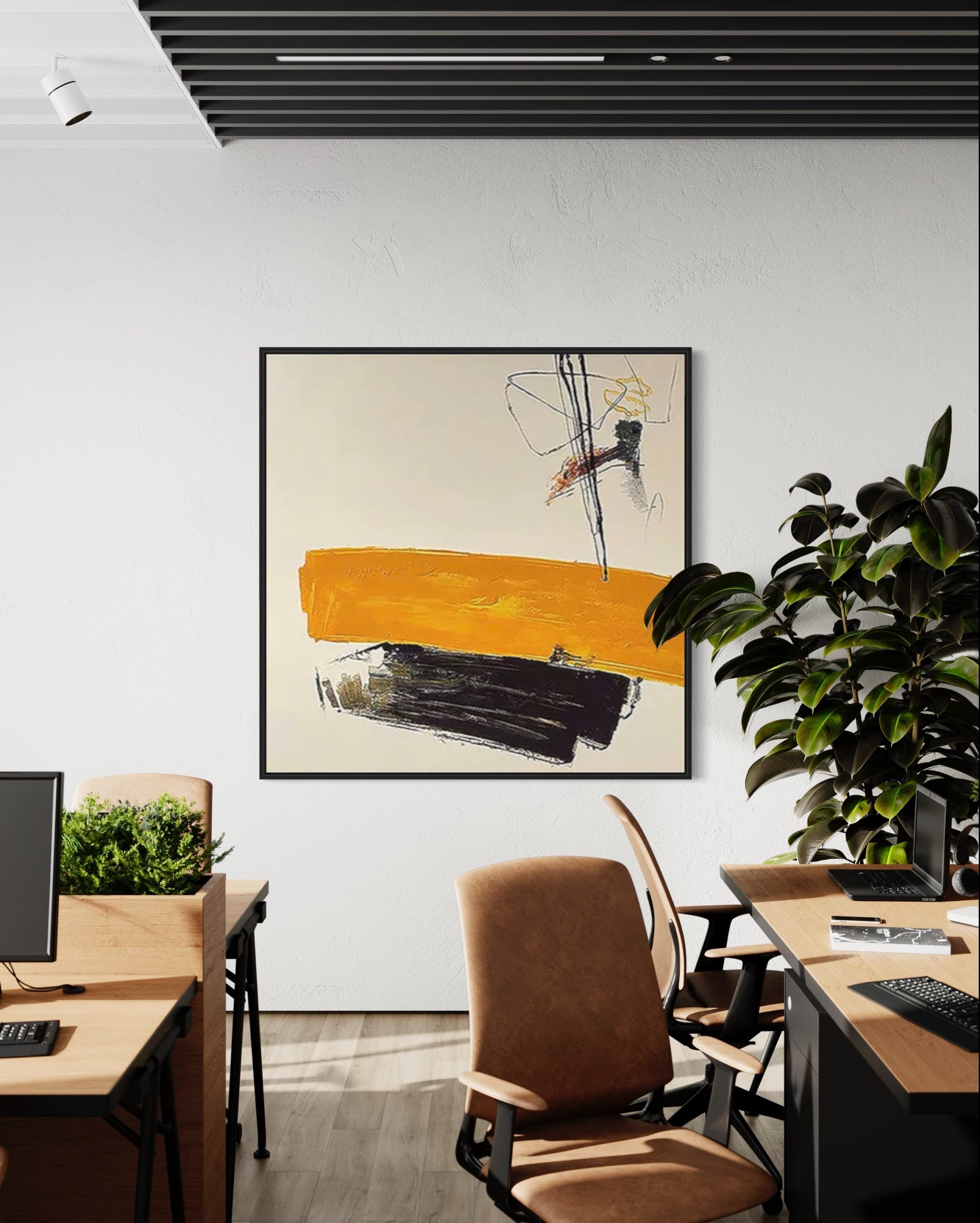 Obra de arte abstracto Concept óleo sobre lienzo Marte Gallery Llanogrande