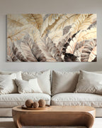 Cuadro abstracto 'Feathers' – Óleo sobre lienzo