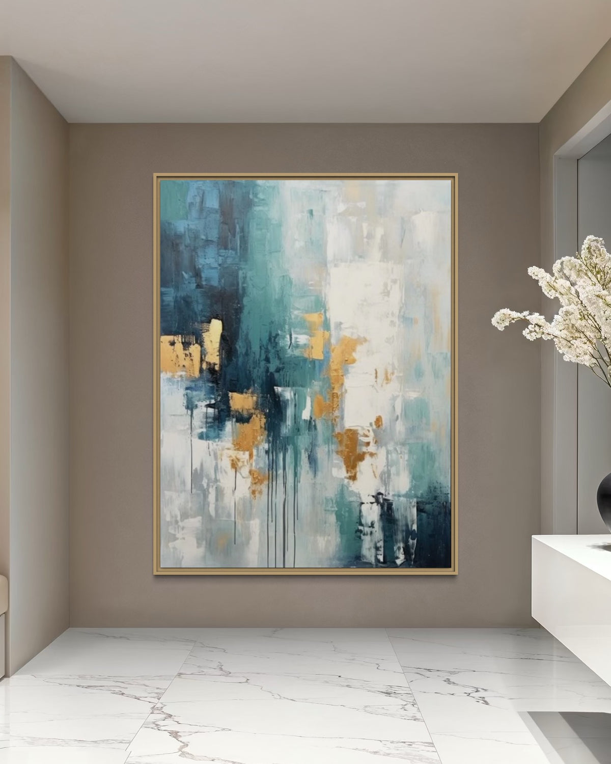 Cuadro Abstracto 'Clarity' – Óleo sobre lienzo