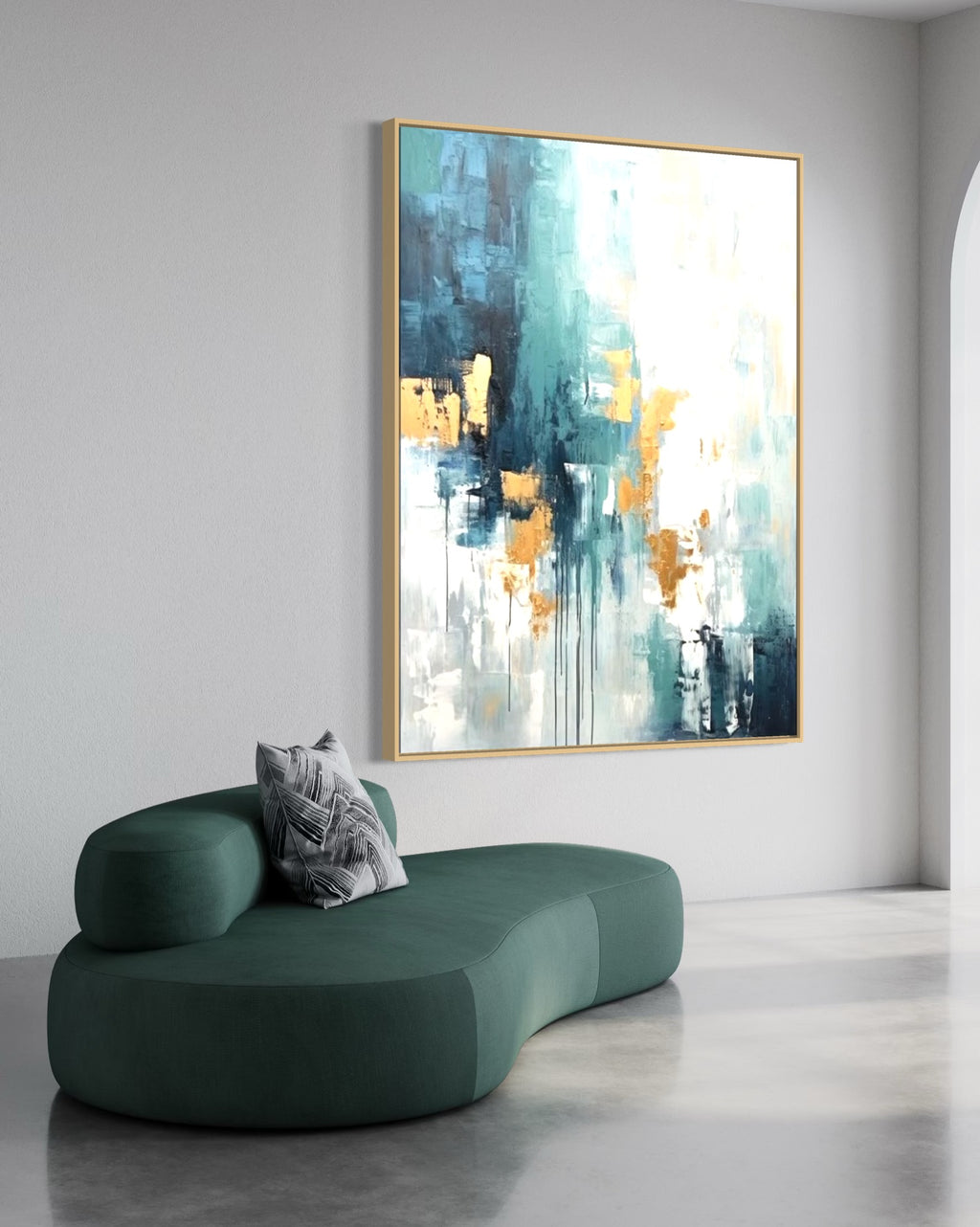 Cuadro Abstracto 'Clarity' – Óleo sobre lienzo