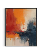 Cuadro Abstracto 'Obsidian' – Óleo sobre lienzo