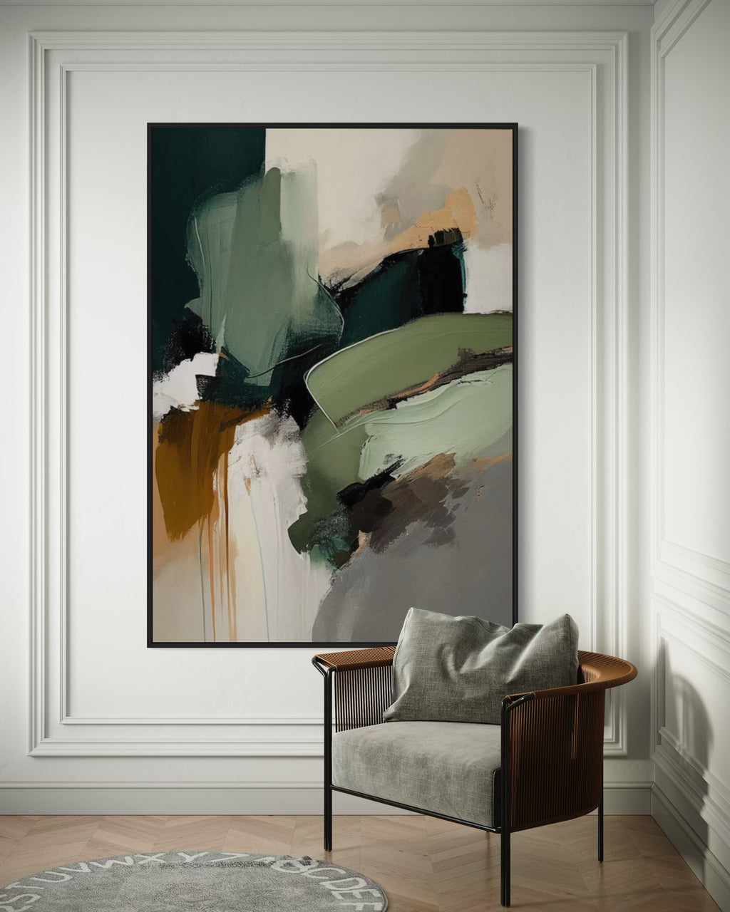 Cuadro Abstracto 'Element' – Óleo sobre lienzo