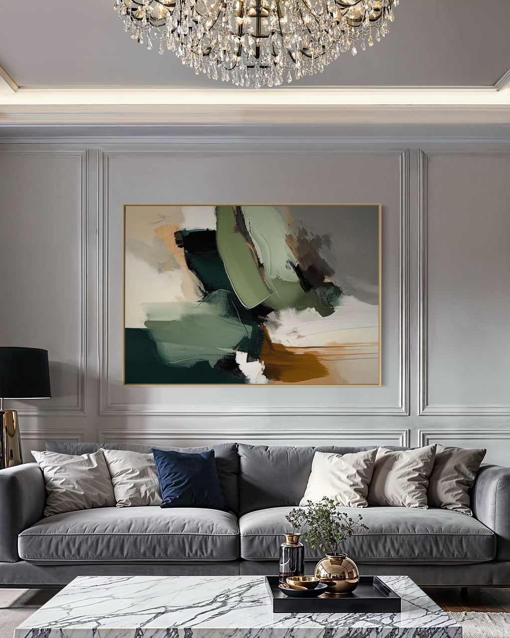 Cuadro Abstracto 'Element' – Óleo sobre lienzo